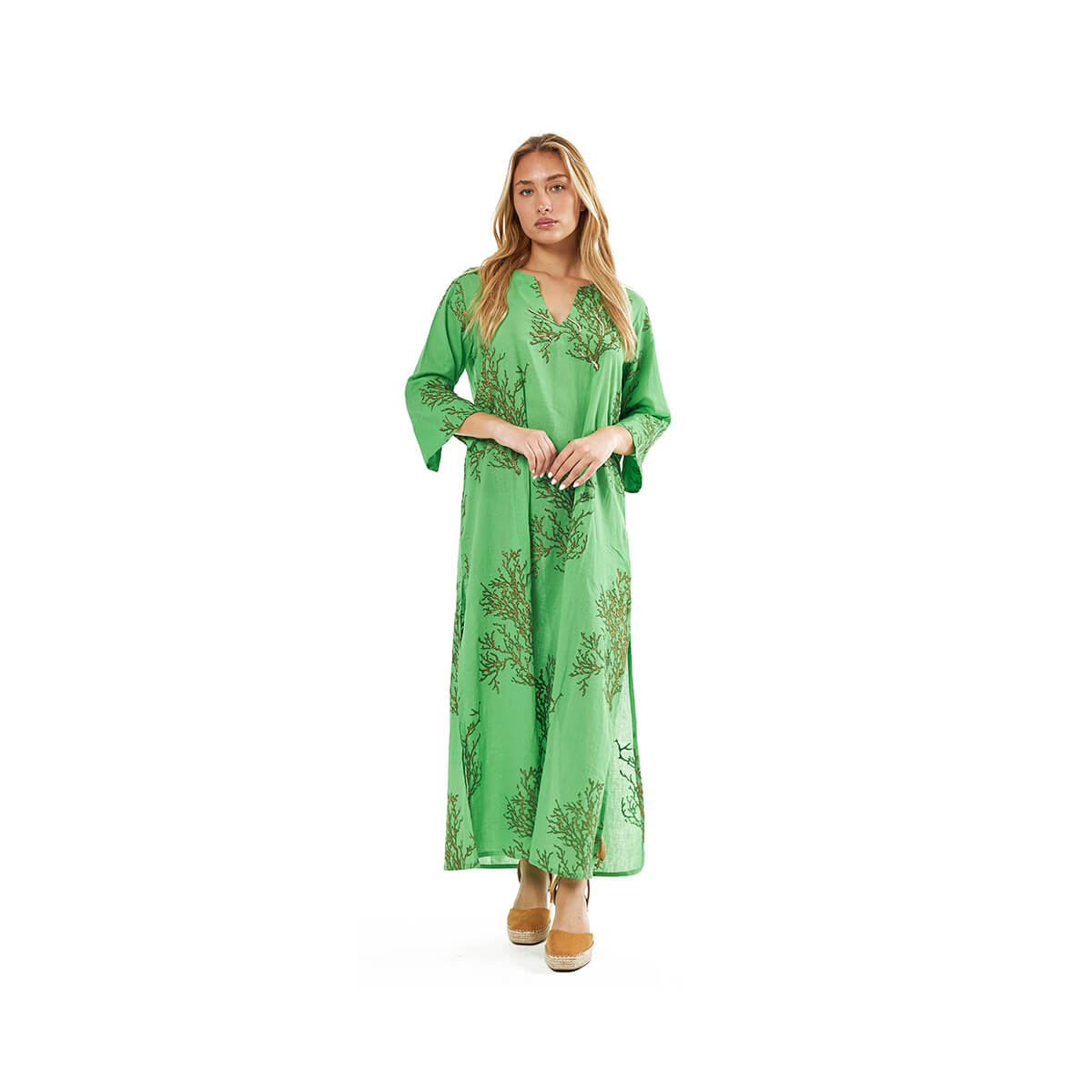 Verde Γυναικείες Τουνίκ 56-0061 Βαμβακερή Πράσινο