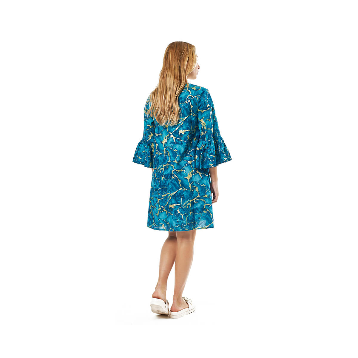 Verde Γυναικείες Τουνίκ 56-0065 Βαμβακερή Μπλε