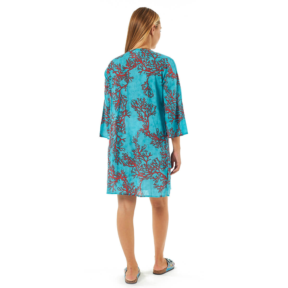 Verde Γυναικείες Τουνίκ 56-0068 Βαμβακερή Μπλε