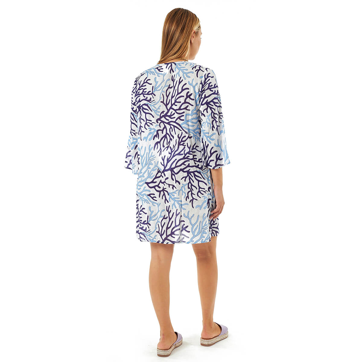 Verde Γυναικείες Τουνίκ 56-0070 Βαμβακερή Μπλε