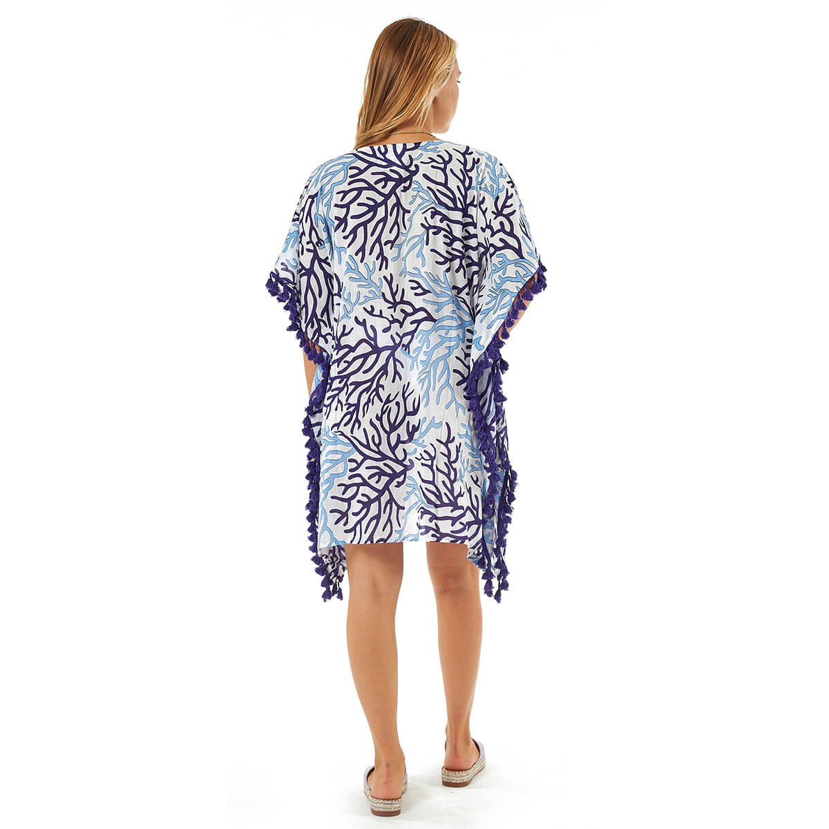 Verde Γυναικείες Τουνίκ 56-0071 Βαμβακερή Μπλε