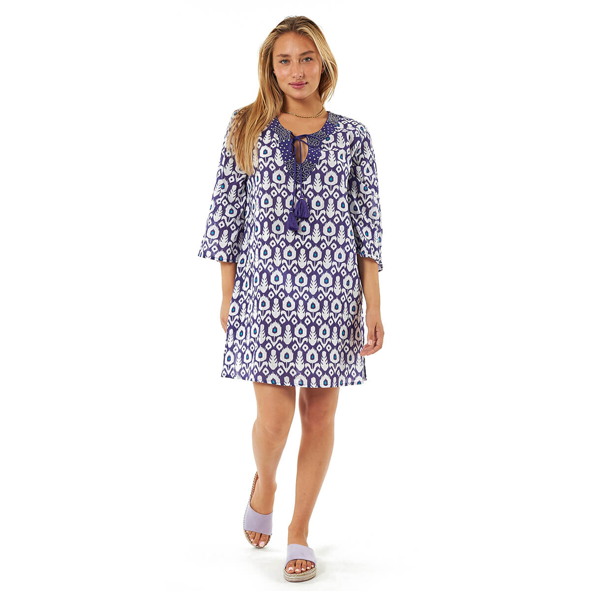 Verde Γυναικείες Τουνίκ 56-0072 Βαμβακερή Μωβ