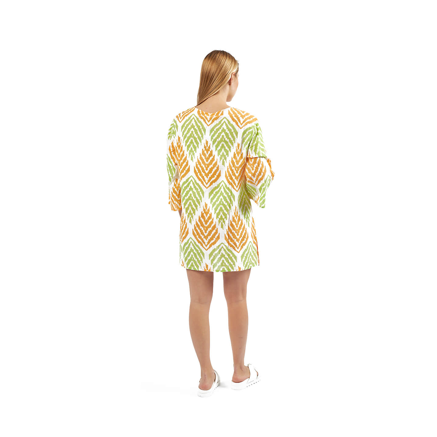 Verde Γυναικείες Τουνίκ 56-0073 Βαμβακερή Λάιμ