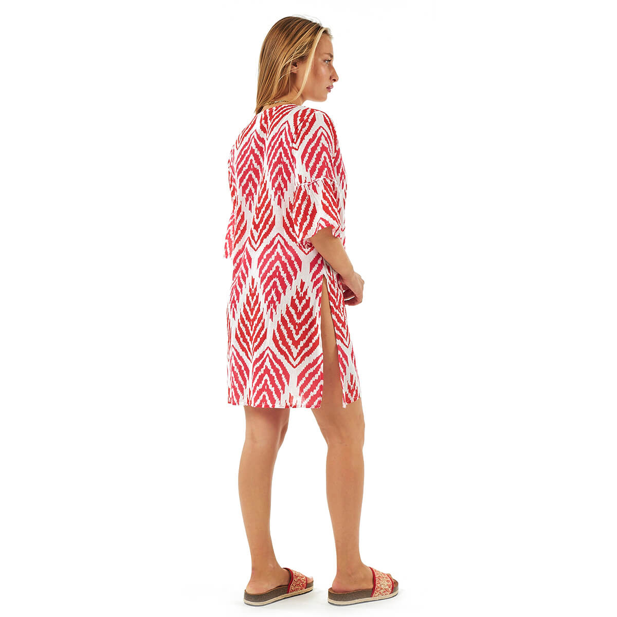 Verde Γυναικείες Τουνίκ 56-0074 Βαμβακερή Κόκκινο Verde Γυναικείες Τουνίκ 56-0074 Βαμβακερή Κόκκινο