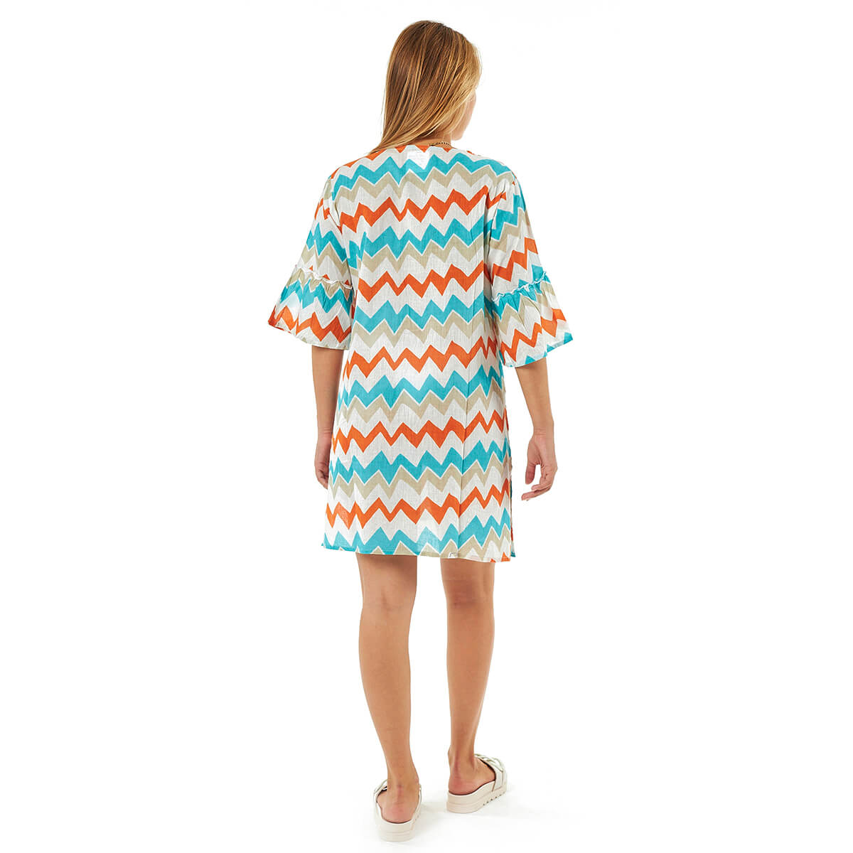 Verde Γυναικείες Τουνίκ 56-0077 Βαμβακερή Τιρκουάζ