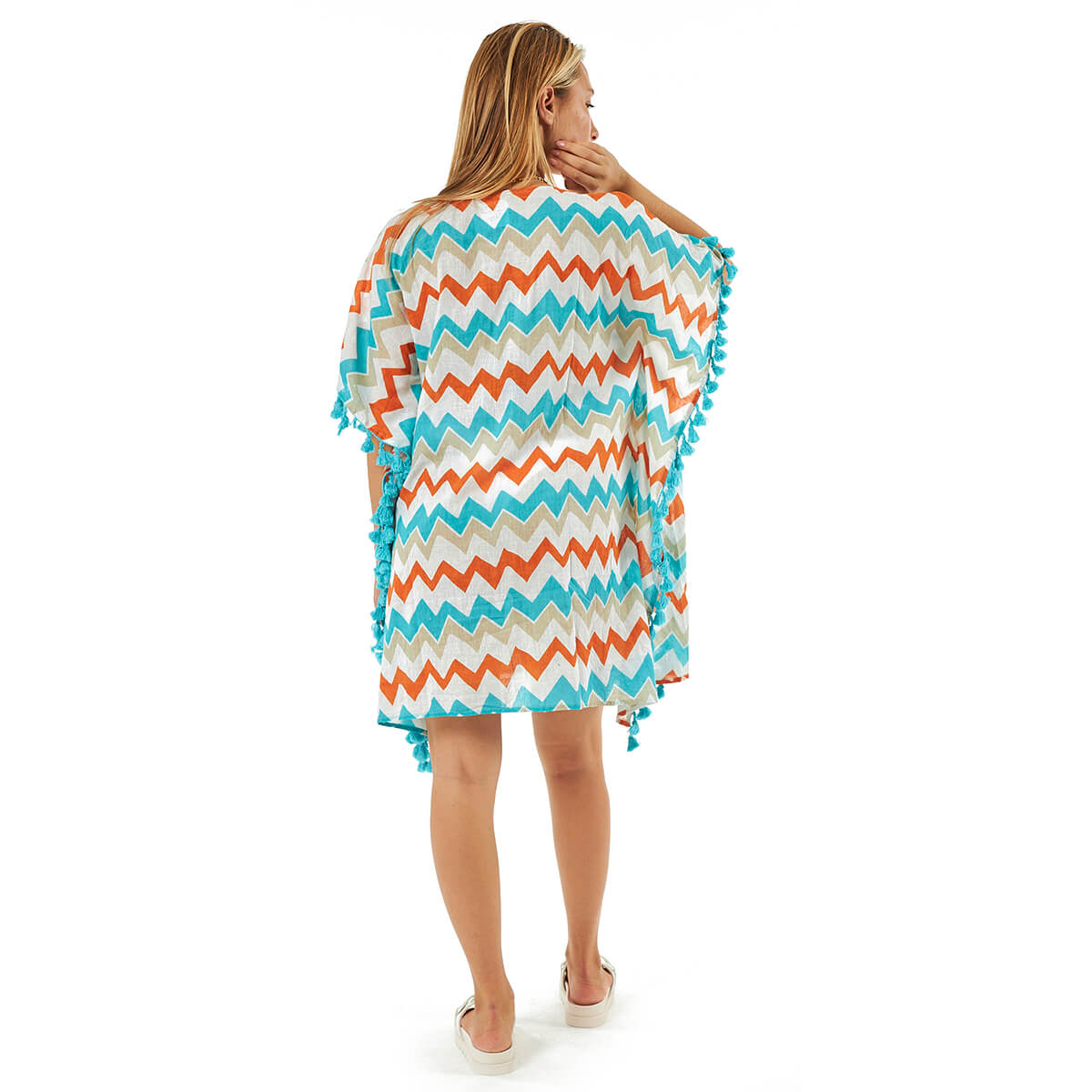 Verde Γυναικείες Τουνίκ 56-0078 Βαμβακερή Τιρκουάζ