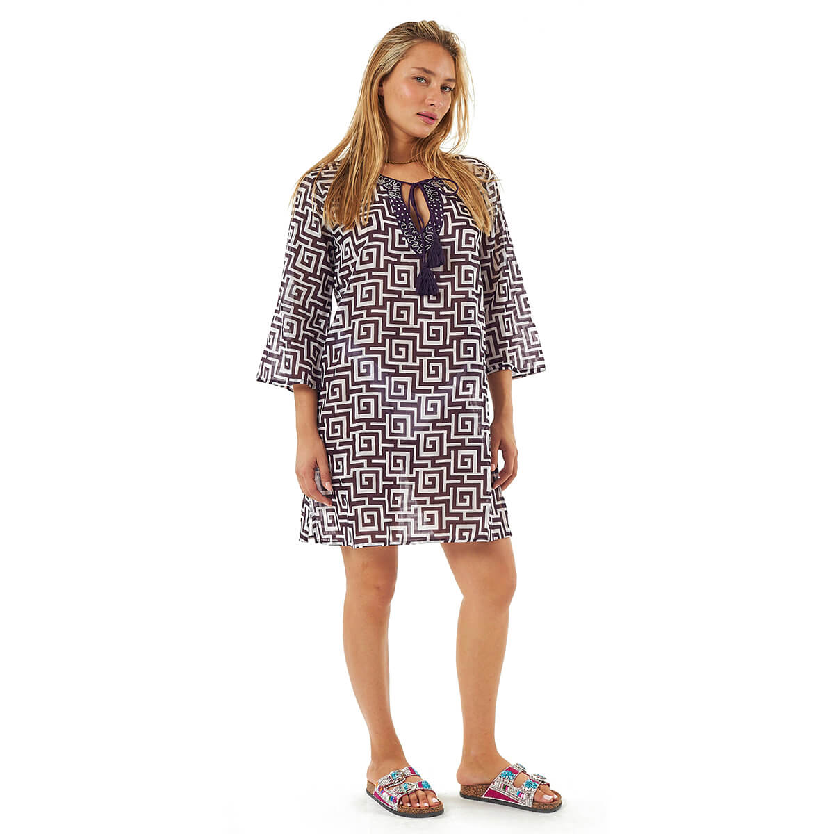 Verde Γυναικείες Τουνίκ 56-0080 Βαμβακερή Μωβ