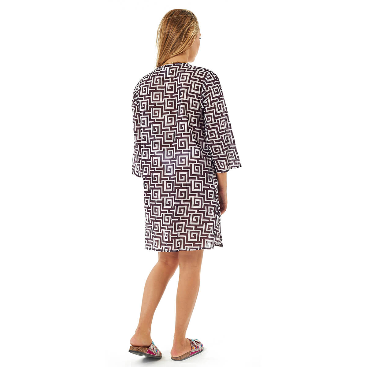 Verde Γυναικείες Τουνίκ 56-0080 Βαμβακερή Μωβ Verde Γυναικείες Τουνίκ 56-0080 Βαμβακερή Μωβ