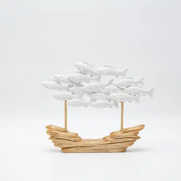 ΔΙΑΚΟΣΜΗΤΙΚΟ ΓΛΥΠΤΟ ΚΟΠΑΔΙ ΨΑΡΙΩΝ ΠΟΛΥΡΕΖΙΝ ΦΥΣΙΚΟ-ΛΕΥΚΟ 26x5x21cm ΔΙΑΚΟΣΜΗΤΙΚΟ ΓΛΥΠΤΟ ΚΟΠΑΔΙ ΨΑΡΙΩΝ ΠΟΛΥΡΕΖΙΝ ΦΥΣΙΚΟ-ΛΕΥΚΟ 26x5x21cm