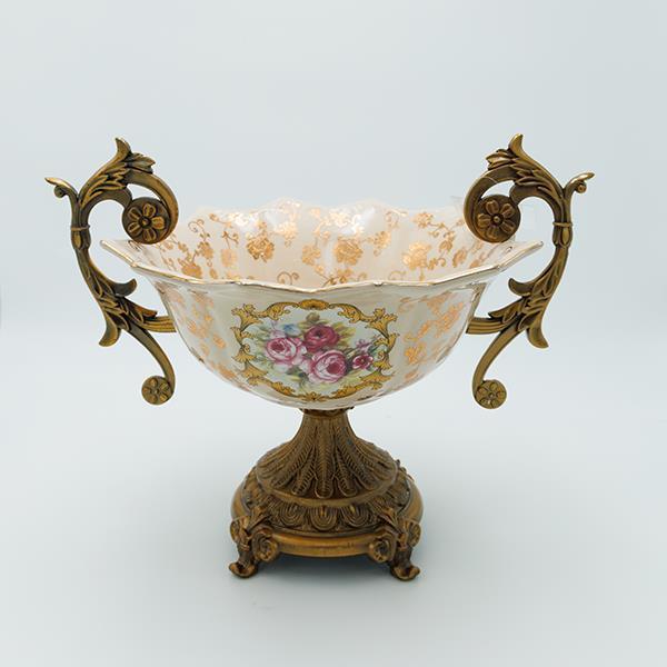 ΦΟΝΤΑΝΙΕΡΑ ΠΟΡΣΕΛΑΝΙΝΗ ΜΠΕΖ – ΧΡΥΣΗ 42.5×27.5x24cm