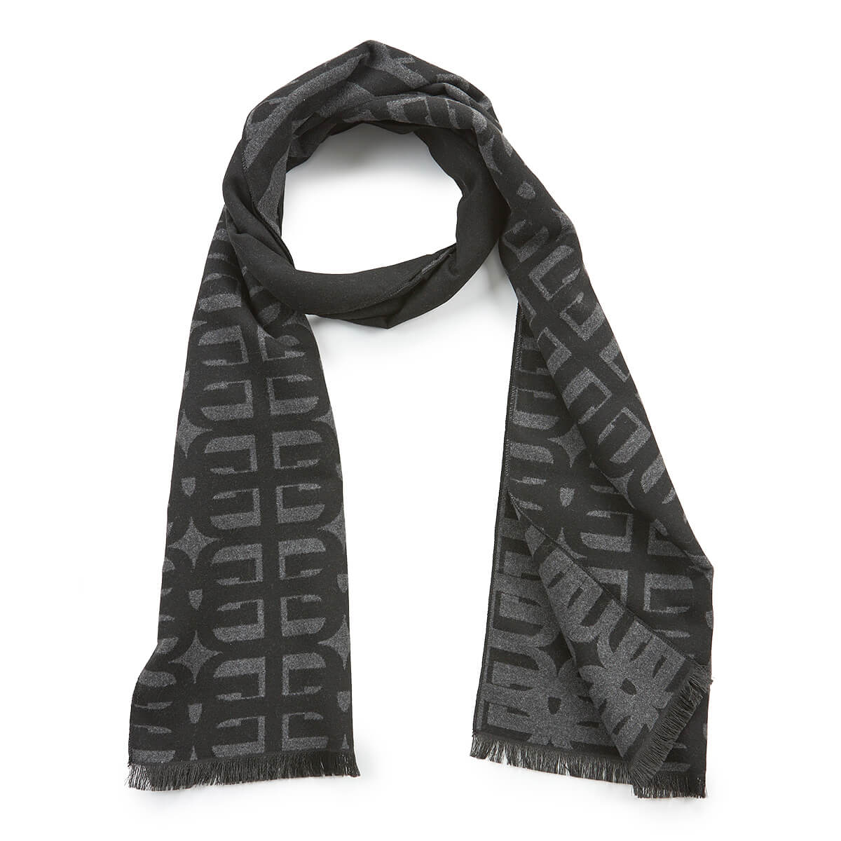 Verde Ανδρικό Κασκόλ 59-0054 Μαύρο