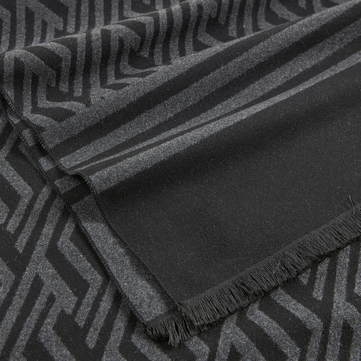 Verde Ανδρικό Κασκόλ 59-0059 Μαύρο