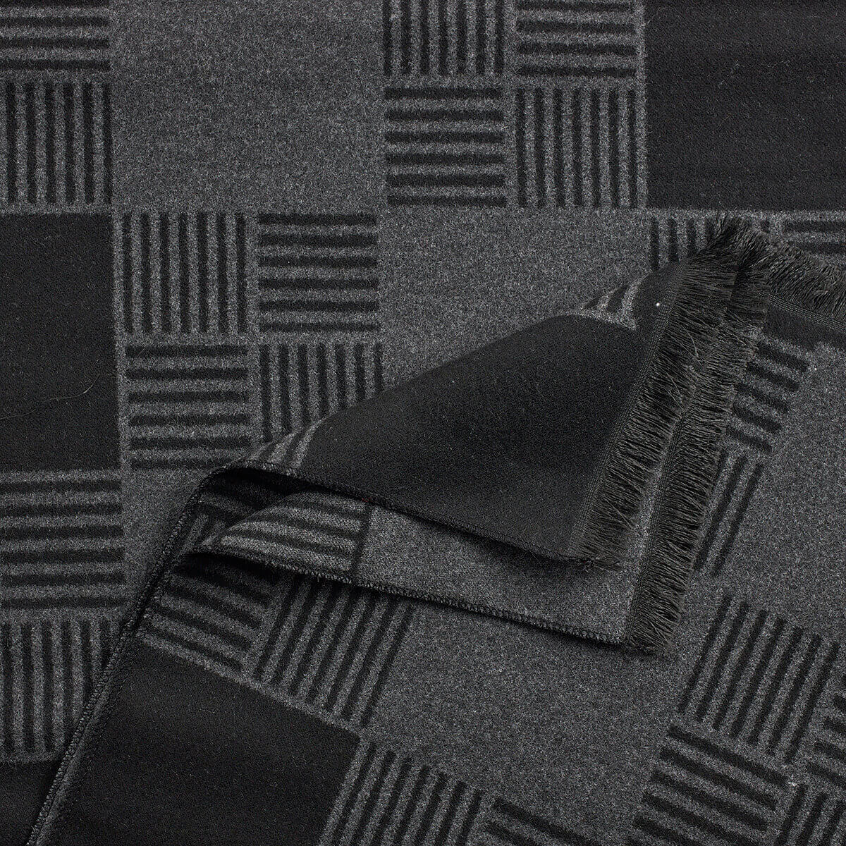 Verde Ανδρικό Κασκόλ 59-0060 Μαύρο