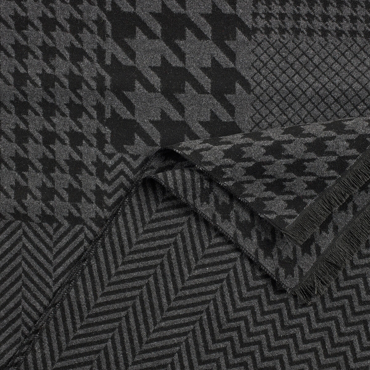 Verde Ανδρικό Κασκόλ 59-0061 Μαύρο