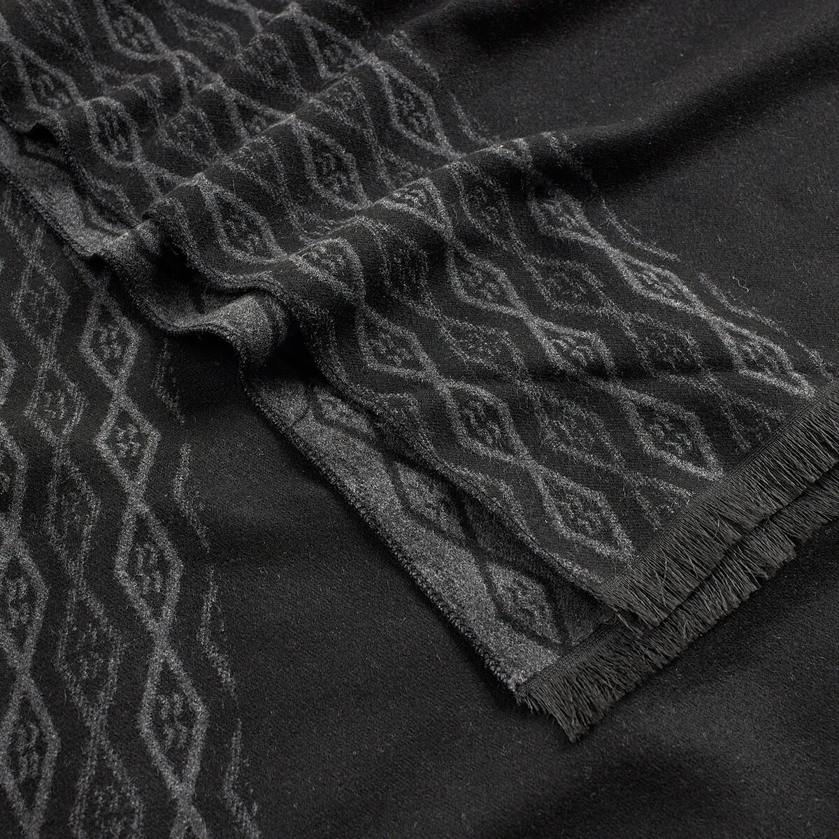 Verde Ανδρικό Κασκόλ 59-0063 Μαύρο