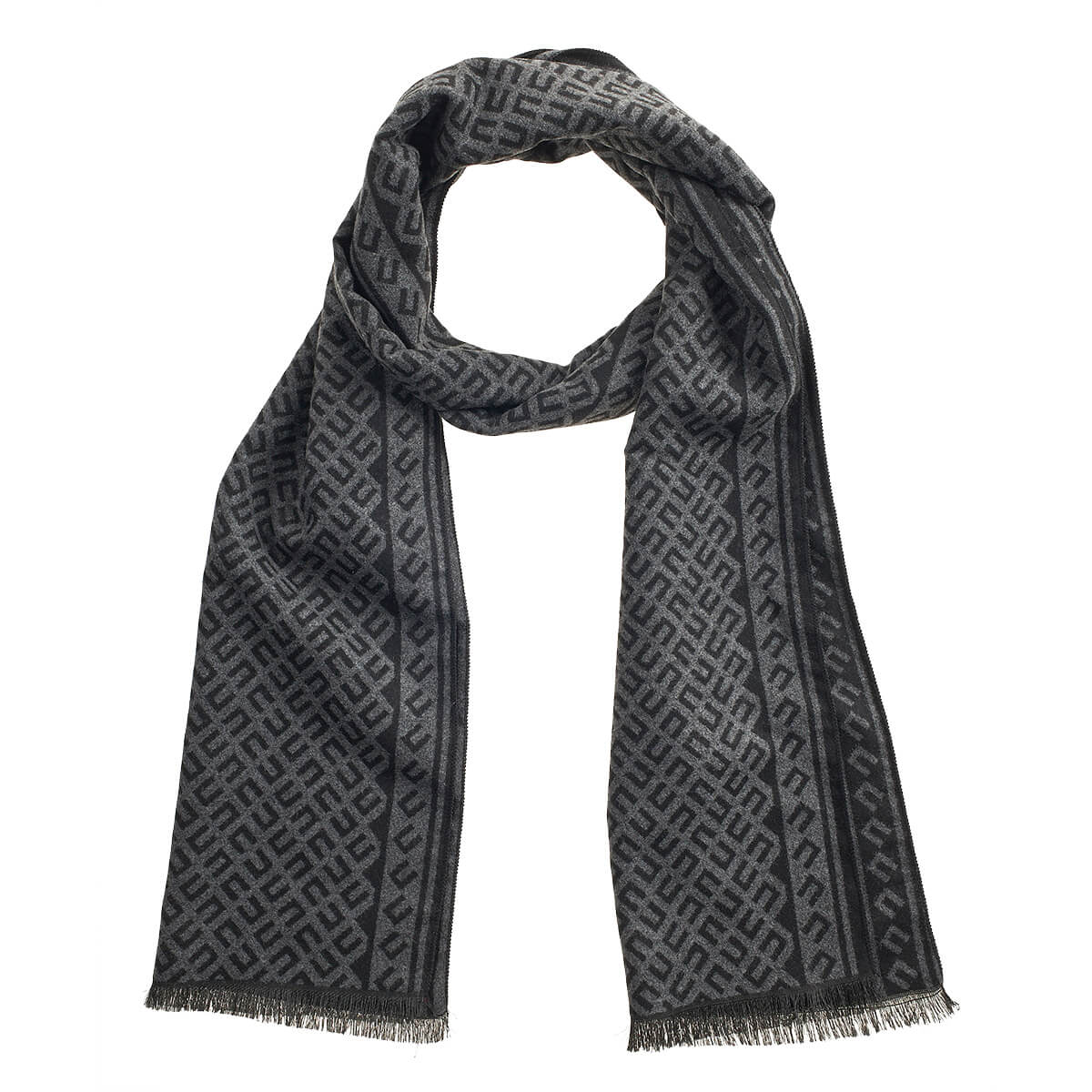 Verde Ανδρικό Κασκόλ 59-0064 Μαύρο