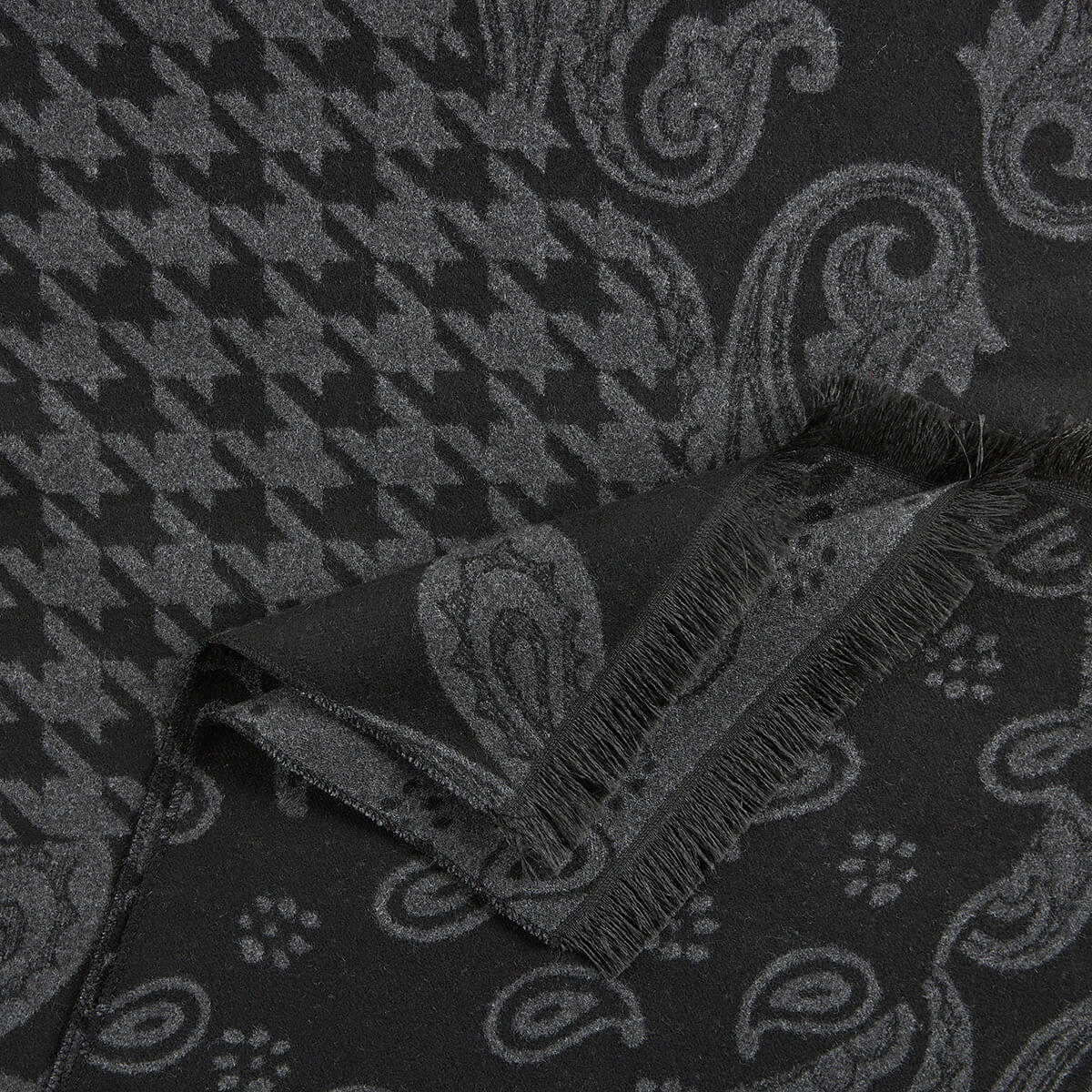 Verde Ανδρικό Κασκόλ 59-0067 Μαύρο