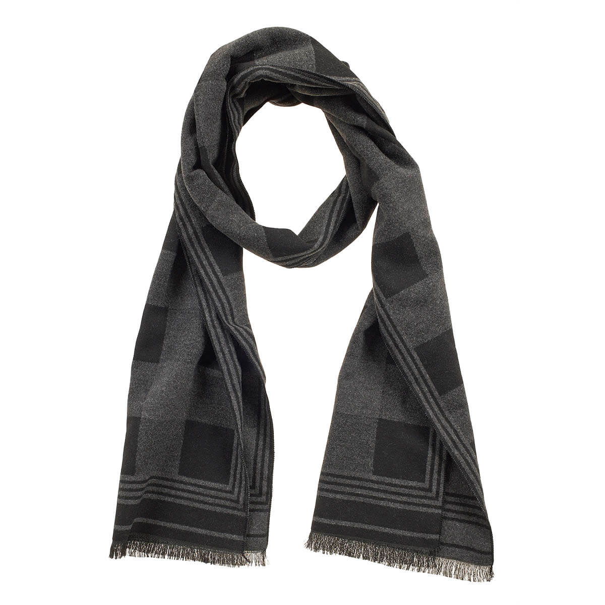 Verde Ανδρικό Κασκόλ 59-0069 Μαύρο