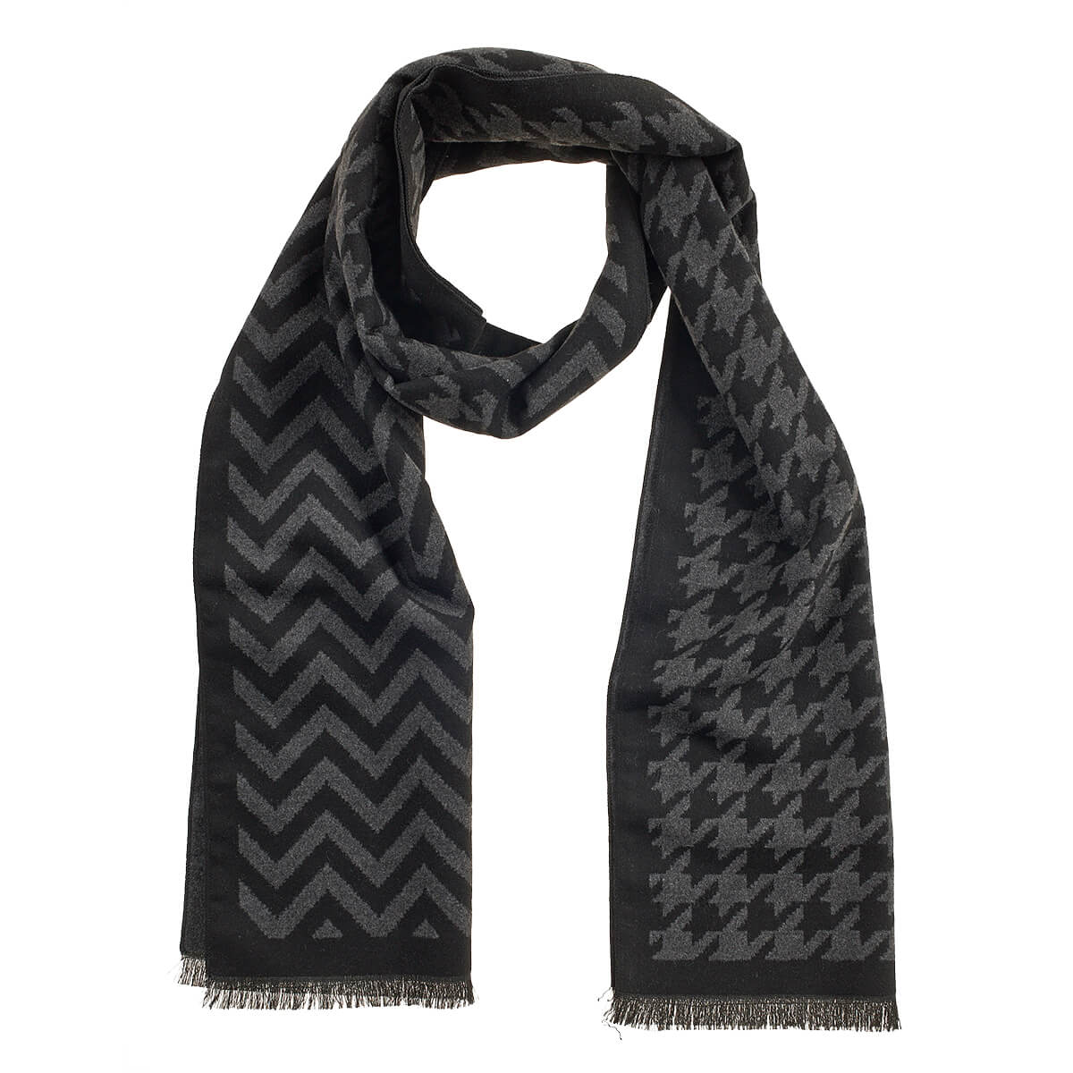 Verde Ανδρικό Κασκόλ 59-0073 Μαύρο