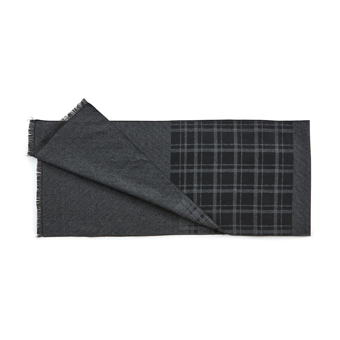 VERDE ΑΝΔΡΙΚΟ ΚΑΣΚΟΛ ΒΙΣΚΟΖ  185*33cm 59-0027 ΜΑΥΡΟ