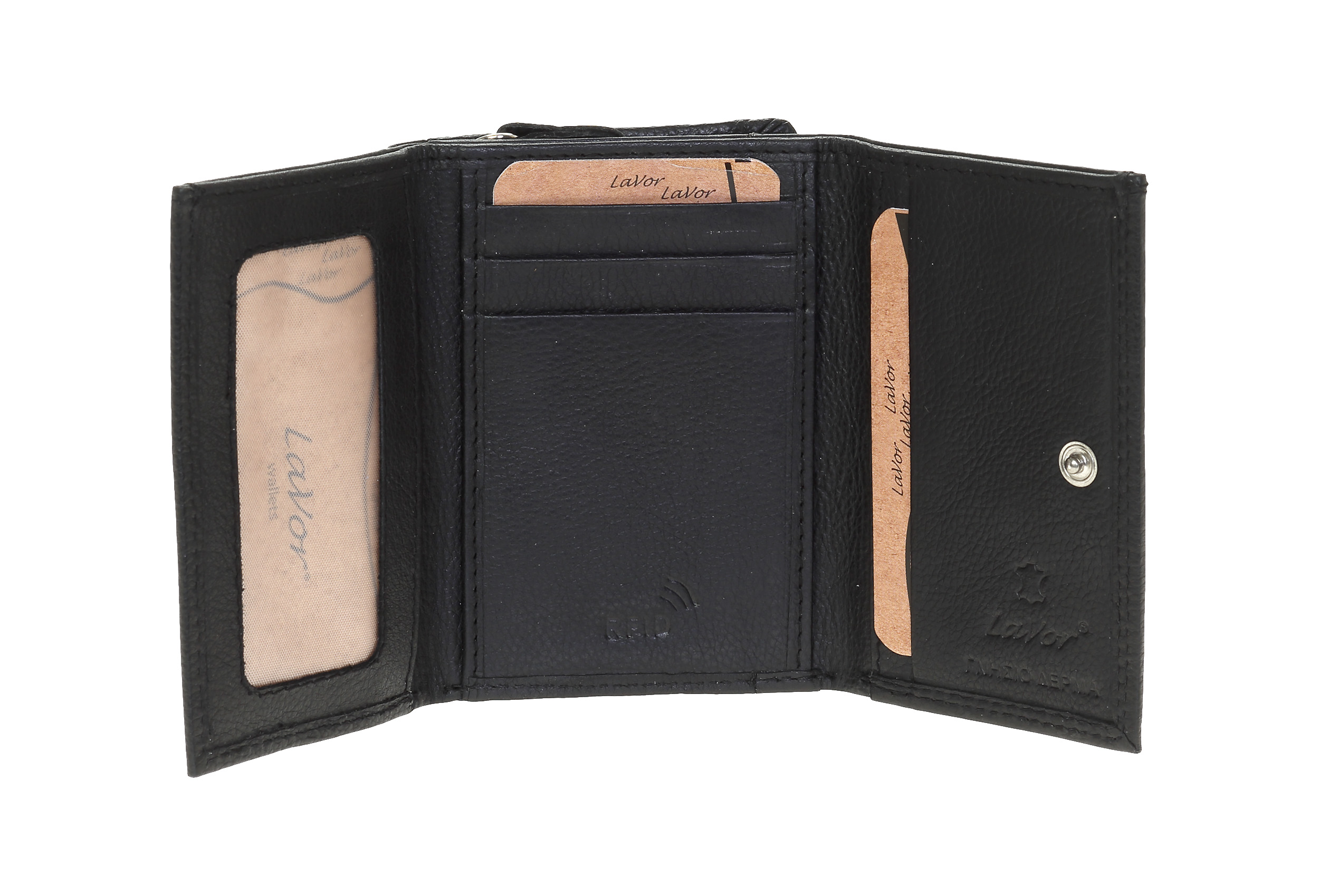 LaVor 1-7229 Ανδρικό Δερμάτινο Πορτοφόλι με RFID Μαύρο LaVor 1-7229 Ανδρικό Δερμάτινο Πορτοφόλι με RFID Μαύρο