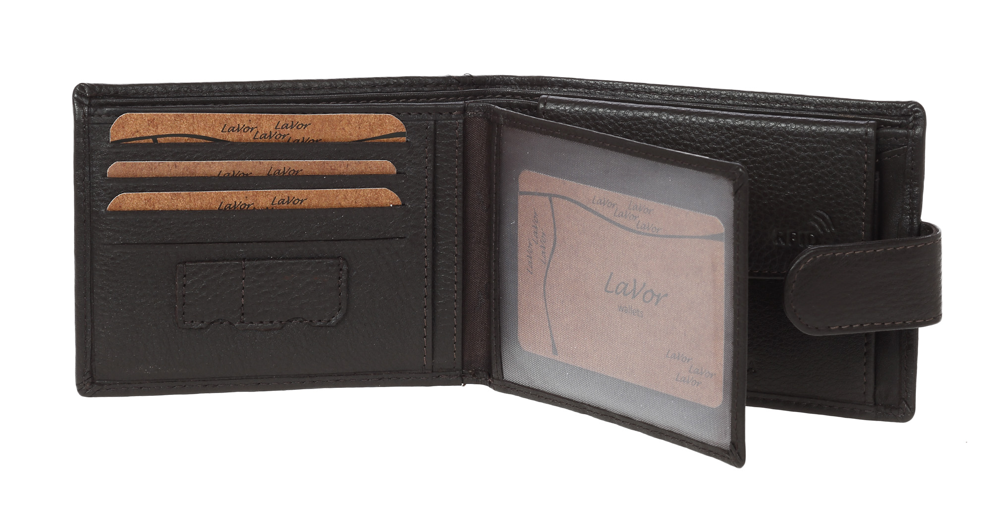 LaVor 1-3420 Ανδρικό Δερμάτινο Πορτοφόλι με RFID Καφέ LaVor 1-3420 Ανδρικό Δερμάτινο Πορτοφόλι με RFID Καφέ