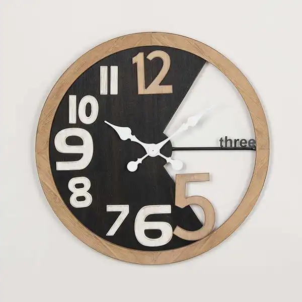 ΡΟΛΟΪ ΤΟΙΧΟΥ ΞΥΛΙΝΟ ΜΑΥΡΟ – NATURAL – ΛΕΥΚΟ 59.5x3x59.5cm