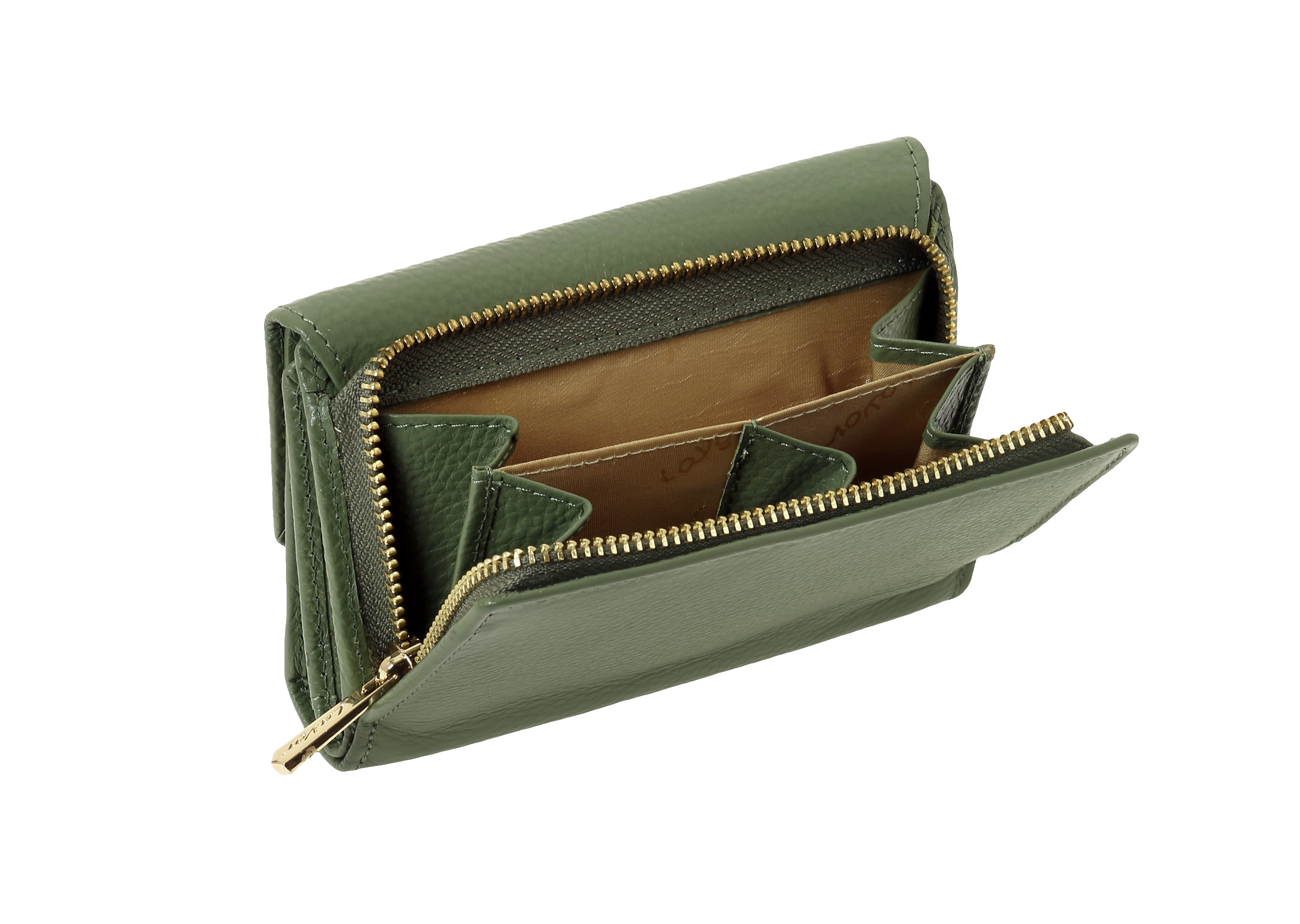 Γυναικείο Δερμάτινο Πορτοφόλι Lavor 6000 πράσινο