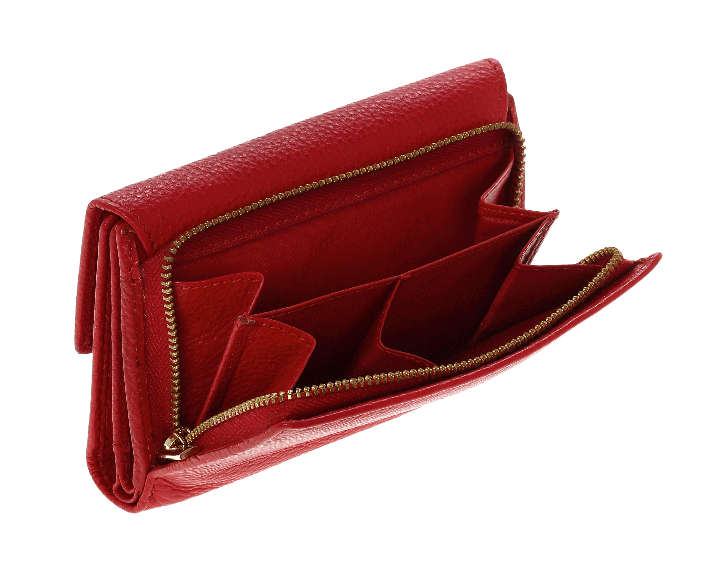 Γυναικείο Δερμάτινο Πορτοφόλι Lavor 6000 κόκκινο