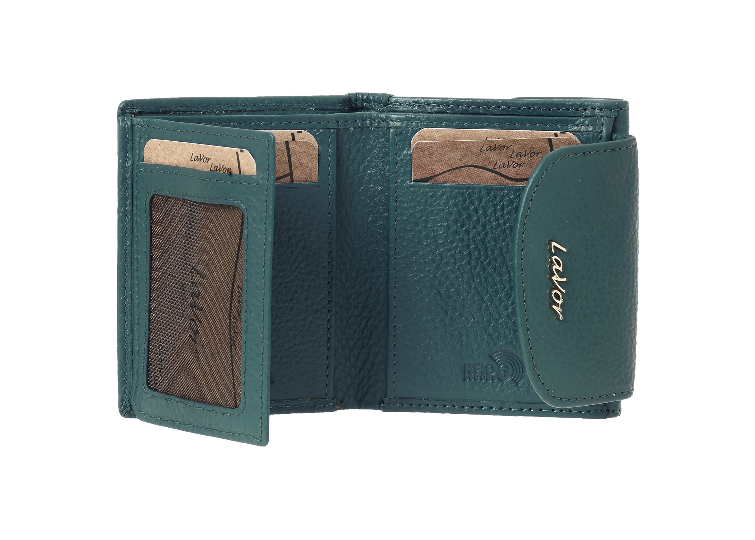 Γυναικείο Δερμάτινο Πορτοφόλι Lavor 6024 μπλε