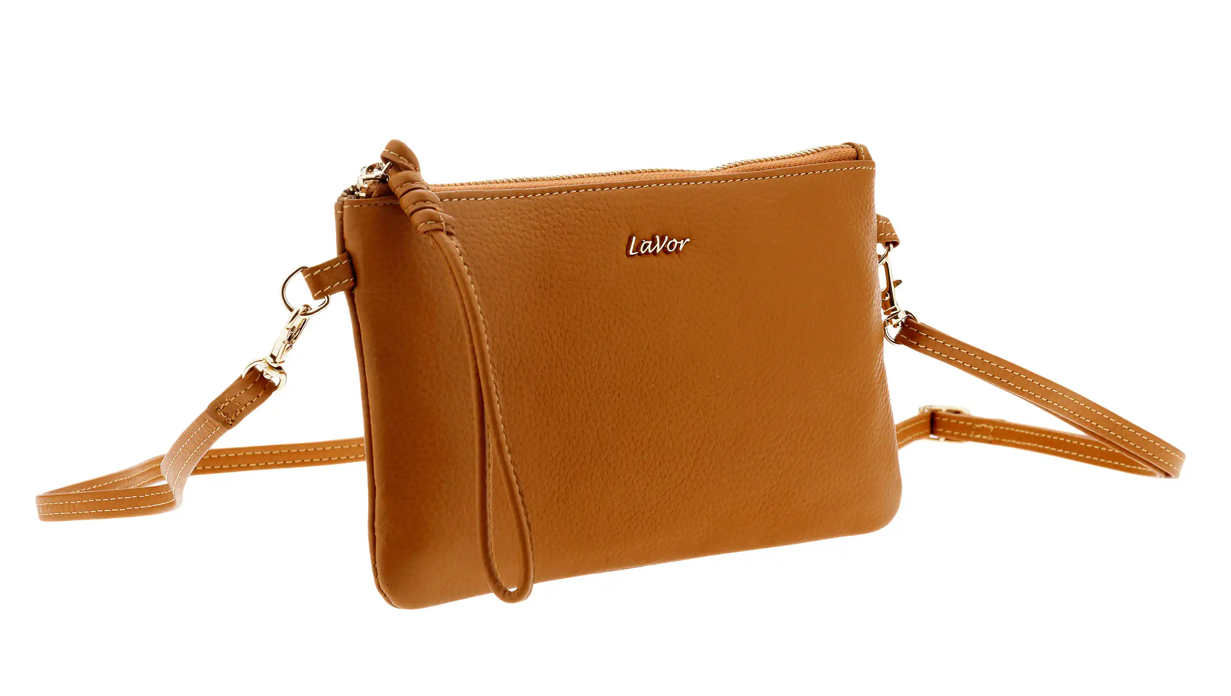 Γυναικείο Δερμάτινο Πορτοφόλι Lavor 6033 ταμπά