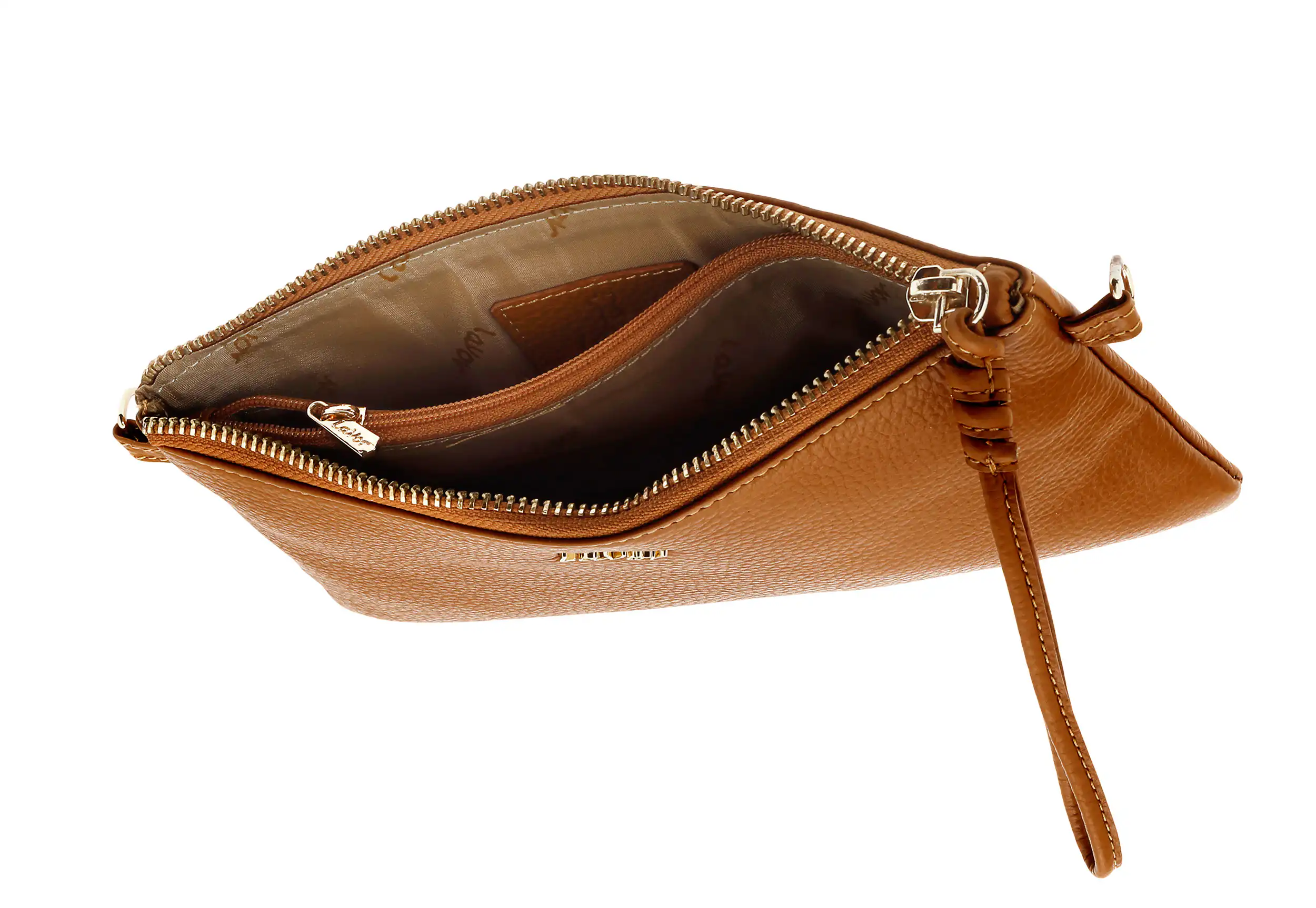 Γυναικείο Δερμάτινο Πορτοφόλι Lavor 6033 ταμπά Γυναικείο Δερμάτινο Πορτοφόλι Lavor 6033 ταμπά