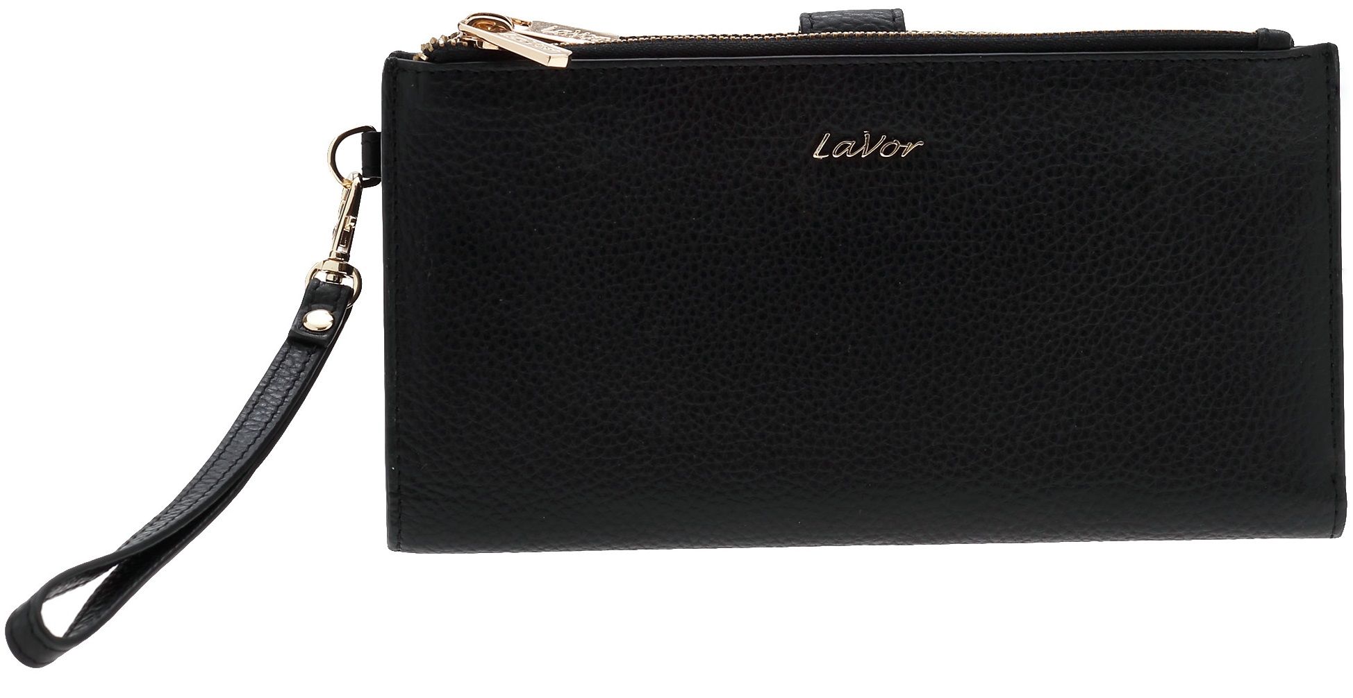 Γυναικείο Δερμάτινο Πορτοφόλι Lavor 6047 μαύρο