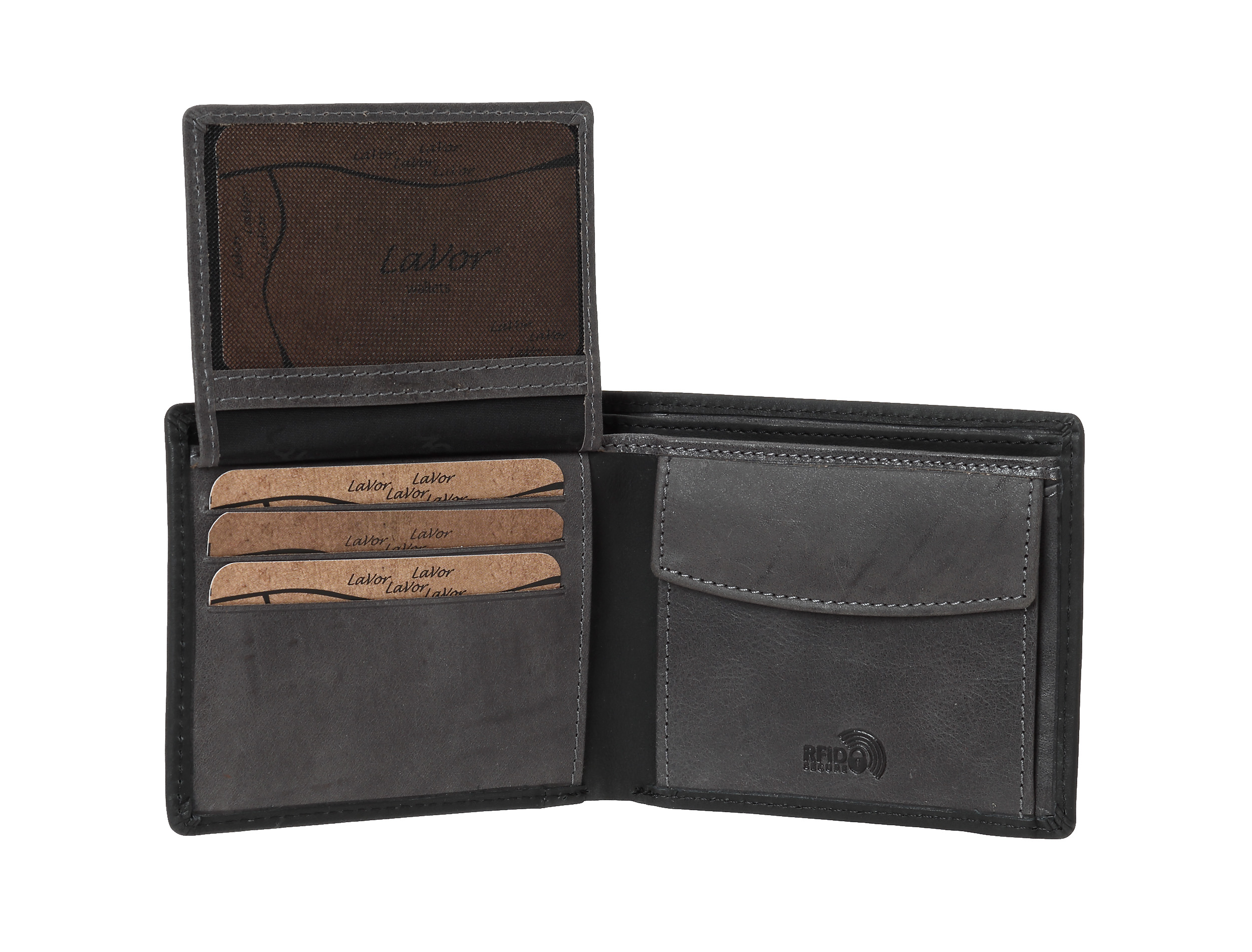 Ανδρικό Δερμάτινο Πορτοφόλι Lavor 6065 Μαύρο Ανδρικό Δερμάτινο Πορτοφόλι Lavor 6065 Μαύρο