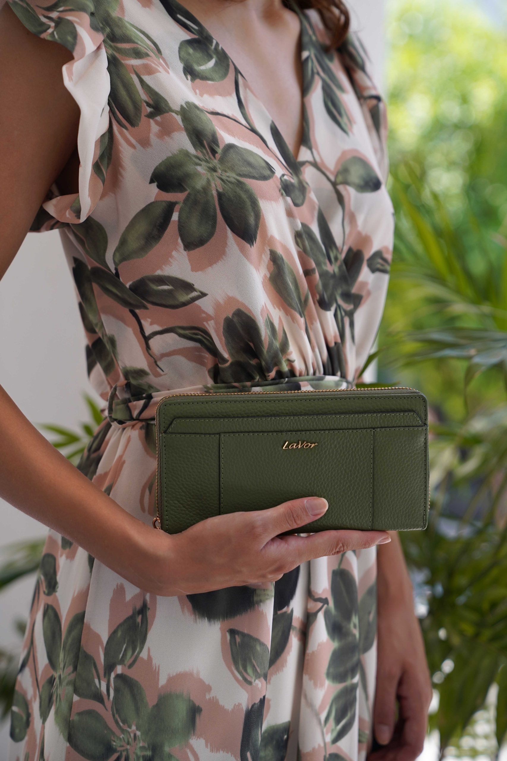 Γυναικείο Δερμάτινο Πορτοφόλι Lavor 6077 μαύρο