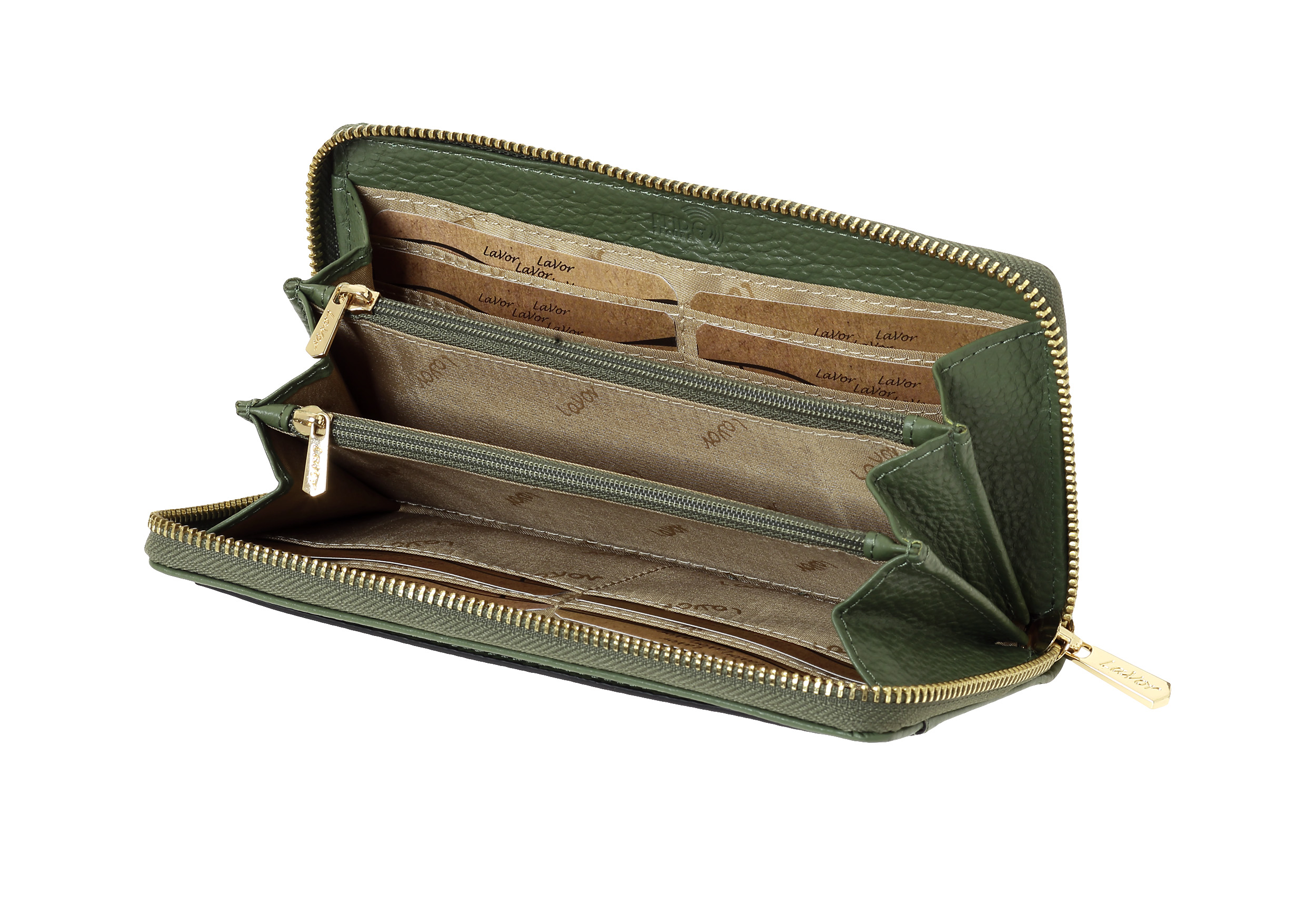 Γυναικείο Δερμάτινο Πορτοφόλι Lavor 6077 πράσινο Γυναικείο Δερμάτινο Πορτοφόλι Lavor 6077 πράσινο