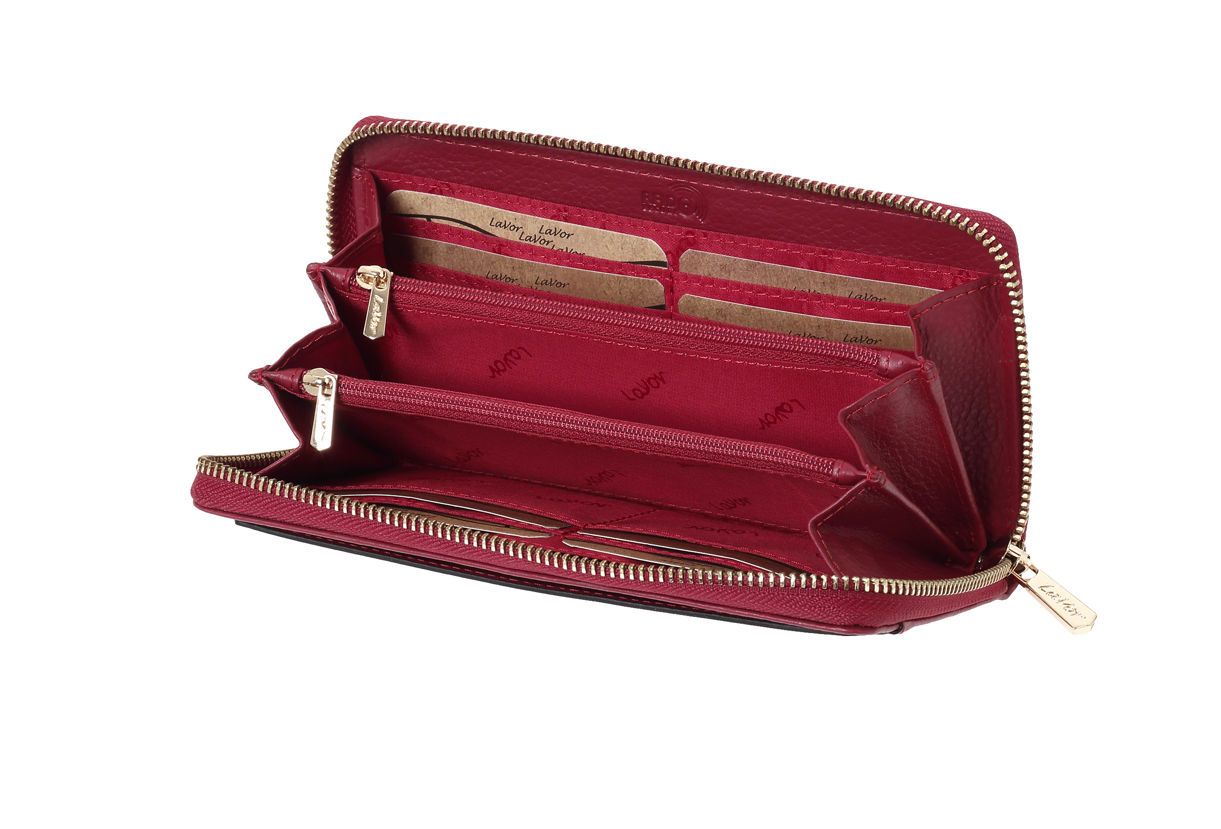 Γυναικείο Δερμάτινο Πορτοφόλι Lavor 6077 κόκκινο Γυναικείο Δερμάτινο Πορτοφόλι Lavor 6077 κόκκινο