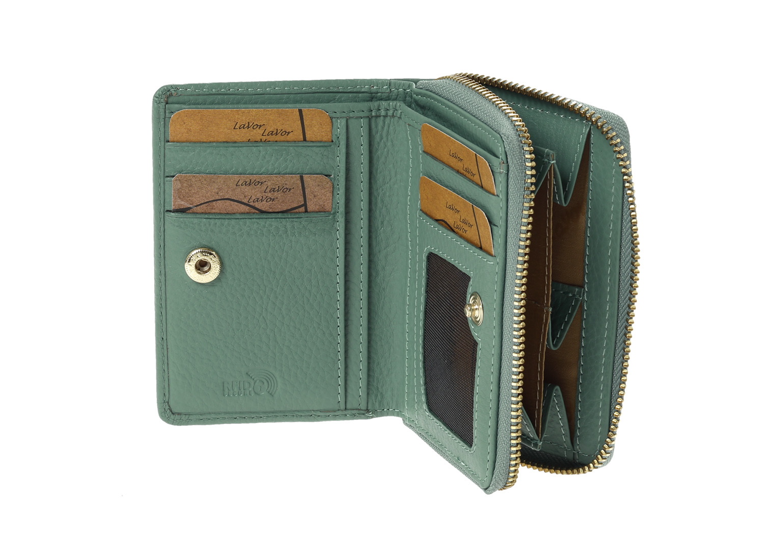 Γυναικείο Δερμάτινο Πορτοφόλι Lavor 6081 πράσινο Γυναικείο Δερμάτινο Πορτοφόλι Lavor 6081 πράσινο