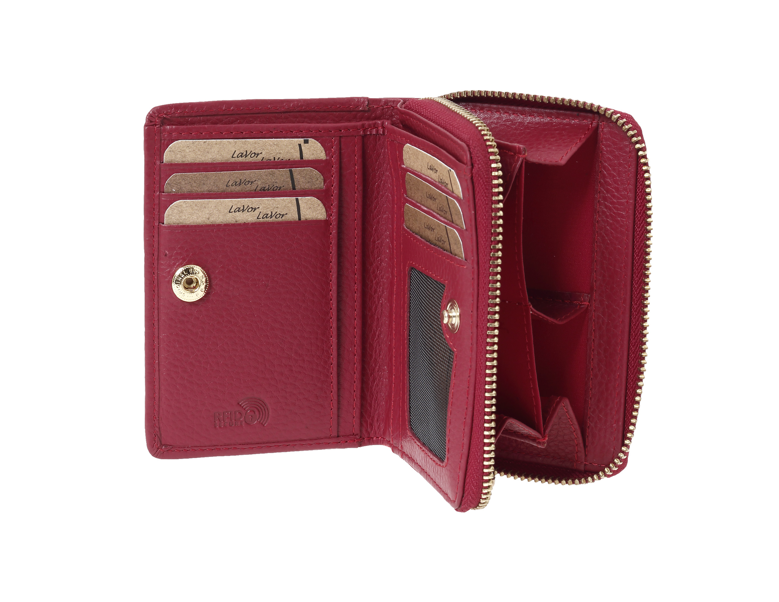 Γυναικείο Δερμάτινο Πορτοφόλι Lavor 6081 κόκκινο Γυναικείο Δερμάτινο Πορτοφόλι Lavor 6081 κόκκινο
