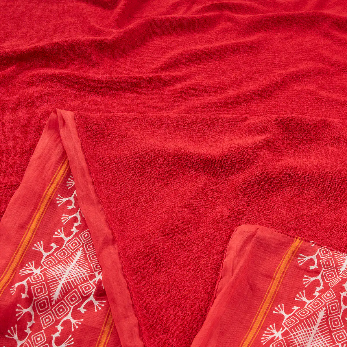 Verde Γυναικεία Πετσέτα Θαλάσσης 61-0003 Cotton 50% Ινδίας Πολύχρωμο