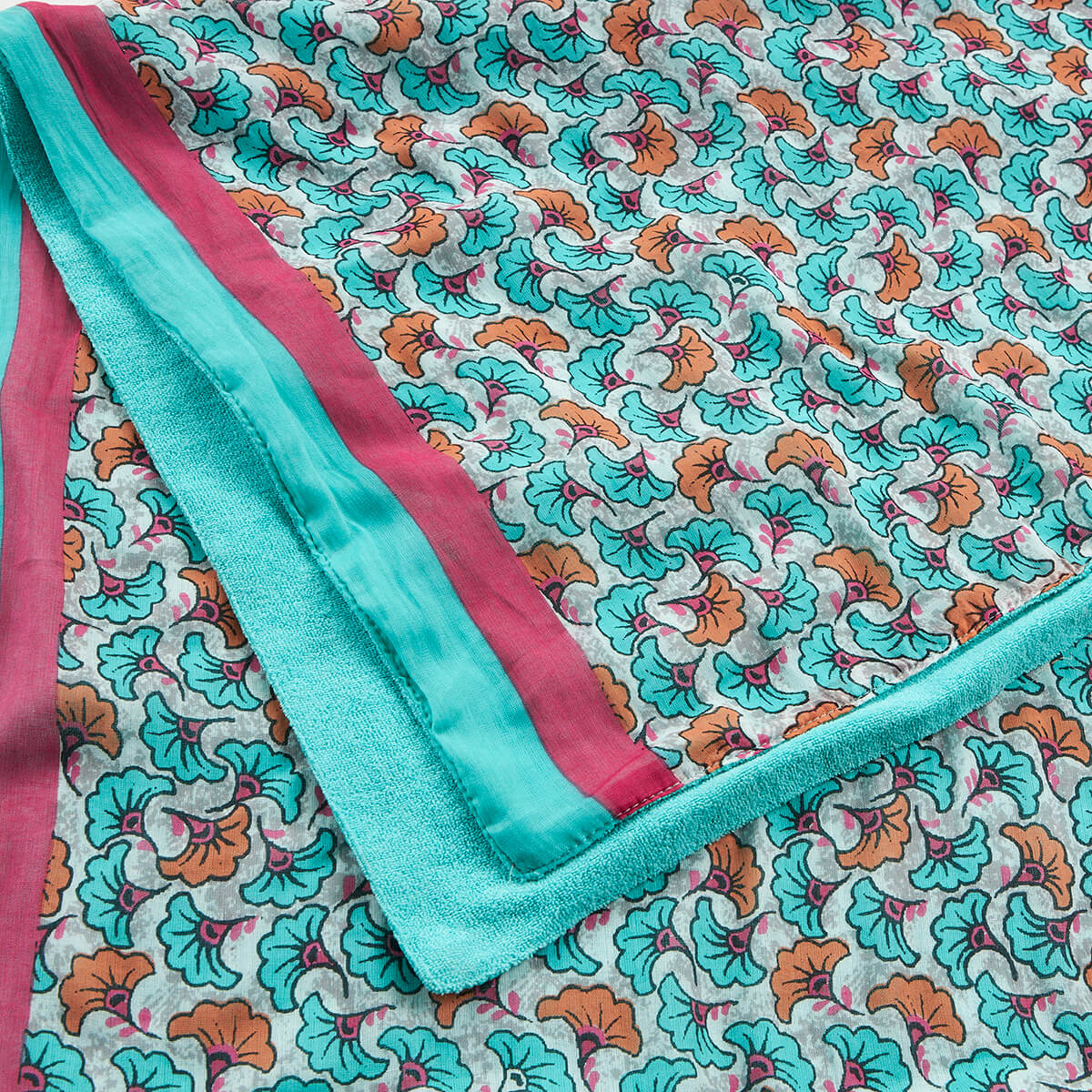 Verde Γυναικεία Πετσέτα Θαλλάσης 61-0005 Cotton 50% Ινδίας Πολύχρωμο