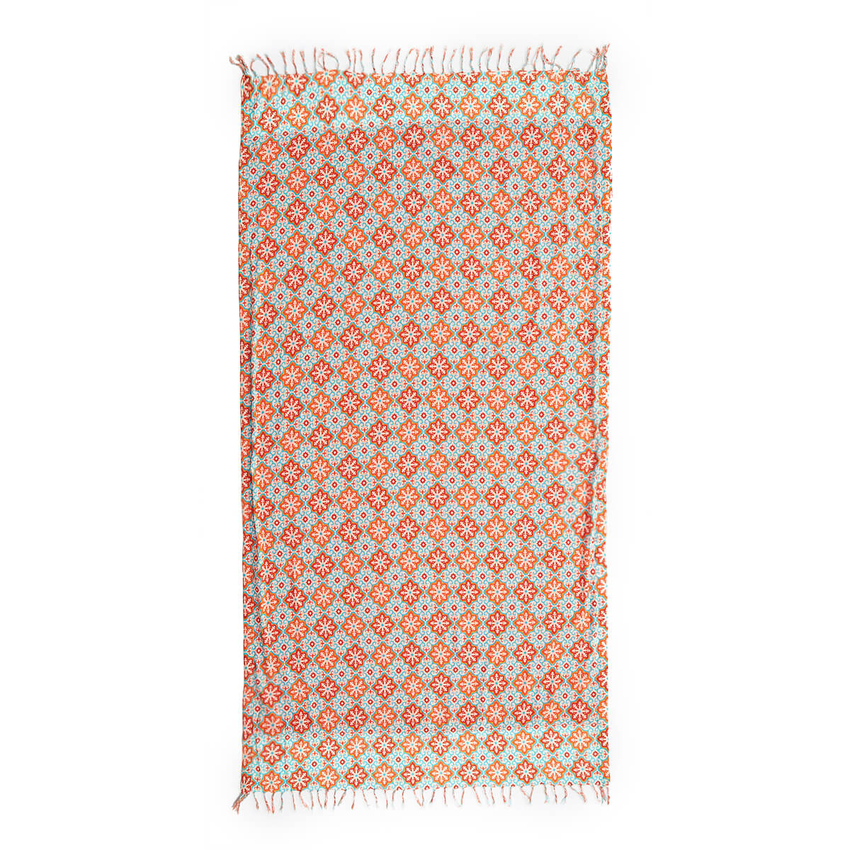 Verde Γυναικεία Πετσέτα Θαλάσσης 61-0019 Cotton Ινδίας Πολύχρωμο