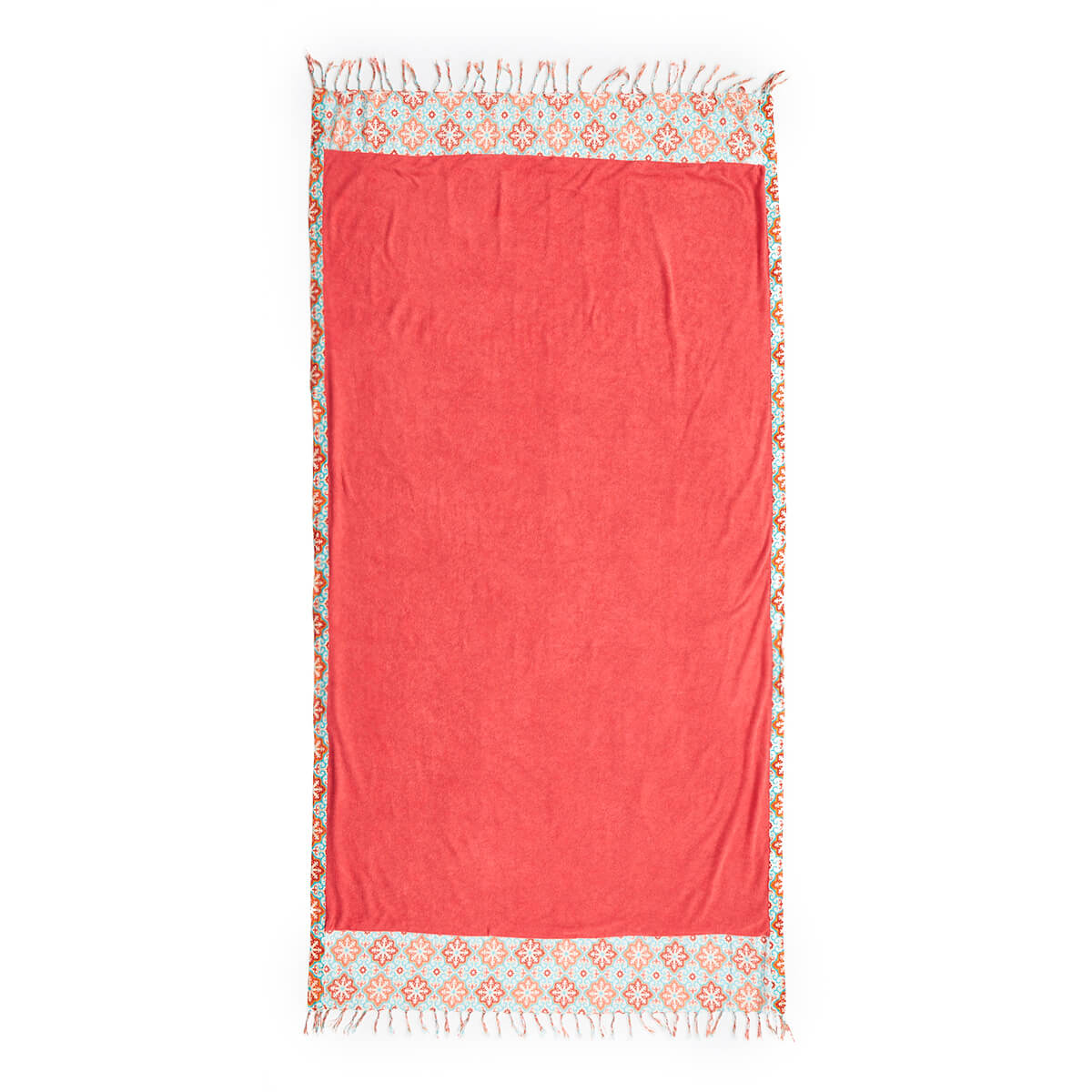 Verde Γυναικεία Πετσέτα Θαλάσσης 61-0019 Cotton Ινδίας Πολύχρωμο