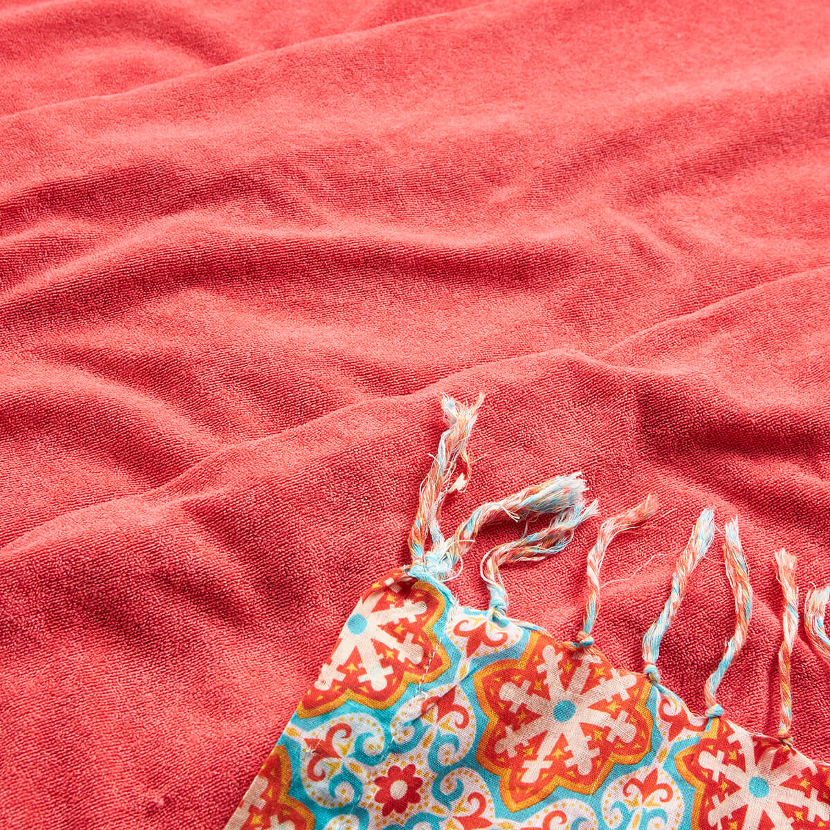 Verde Γυναικεία Πετσέτα Θαλάσσης 61-0019 Cotton Ινδίας Πολύχρωμο