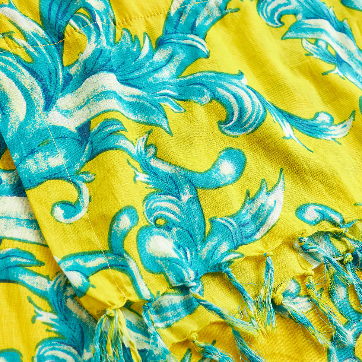 Verde Γυναικεία Πετσέτα Θαλάσσης 61-0020 Cotton Ινδίας Πολύχρωμο