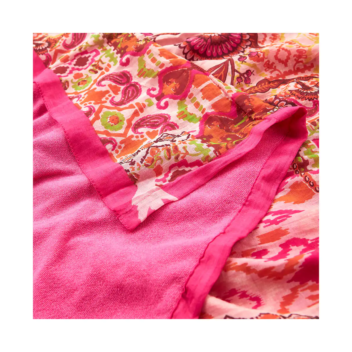 Verde Γυναικεία Πετσέτα Θαλάσσης Παρεο 61-0023 Βαμβακερή Πολύχρωμο