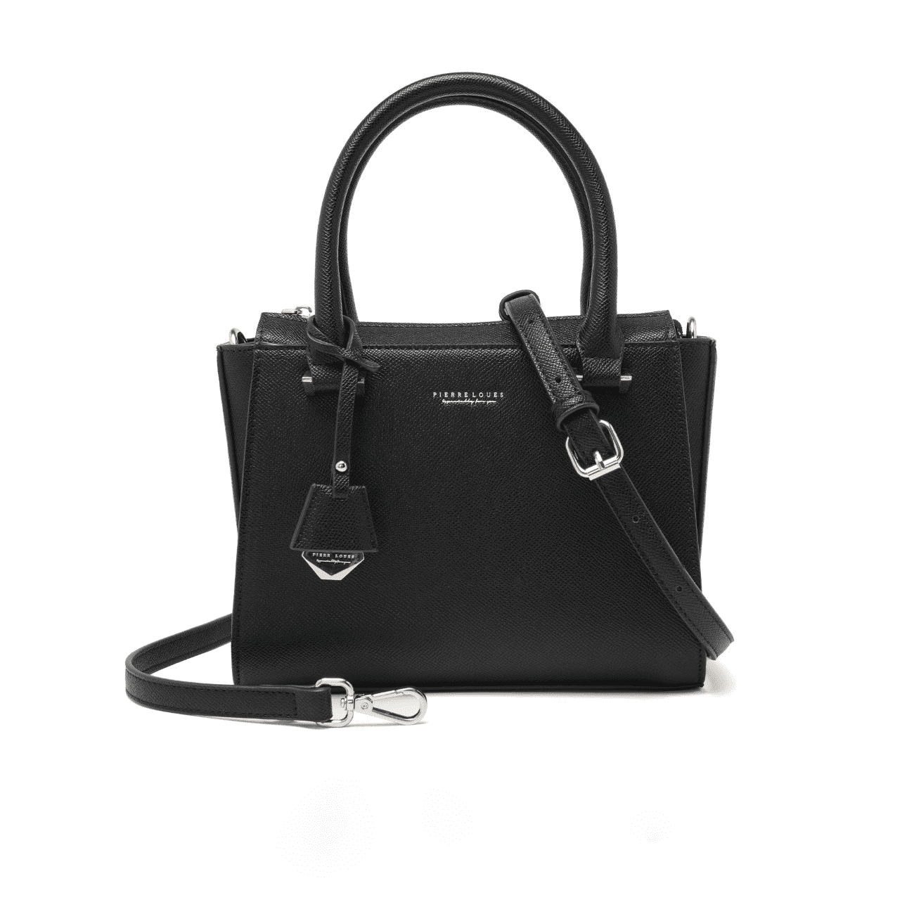 Γυναικεία Τσάντα Xειρός Χιαστί Pierre Loues PL615-14-A86 μαύρο
