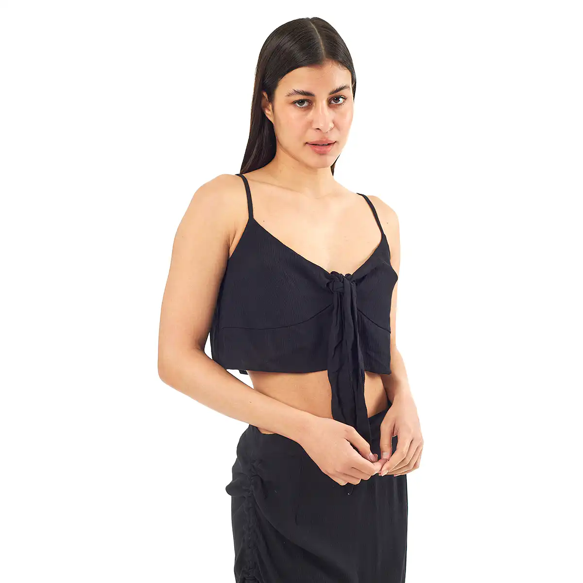 Verde Γυναικείο Σετ Φουστα-Κροπ Τοπ 62-0002 Viscoce Ινδίας Μαύρο Verde Γυναικείο Σετ Φουστα-Κροπ Τοπ 62-0002 Viscoce Ινδίας Μαύρο