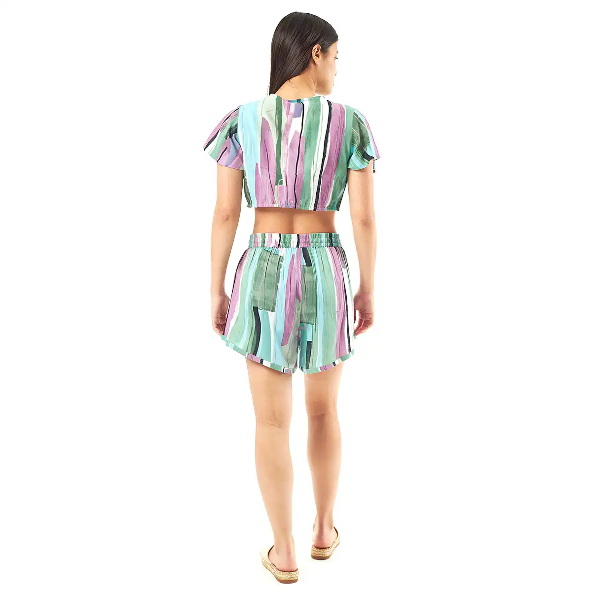 Verde Γυναικείο Σετ Φουστα-Κροπ Τοπ 62-0005 Viscoce Ινδίας Πράσινο Verde Γυναικείο Σετ Φουστα-Κροπ Τοπ 62-0005 Viscoce Ινδίας Πράσινο