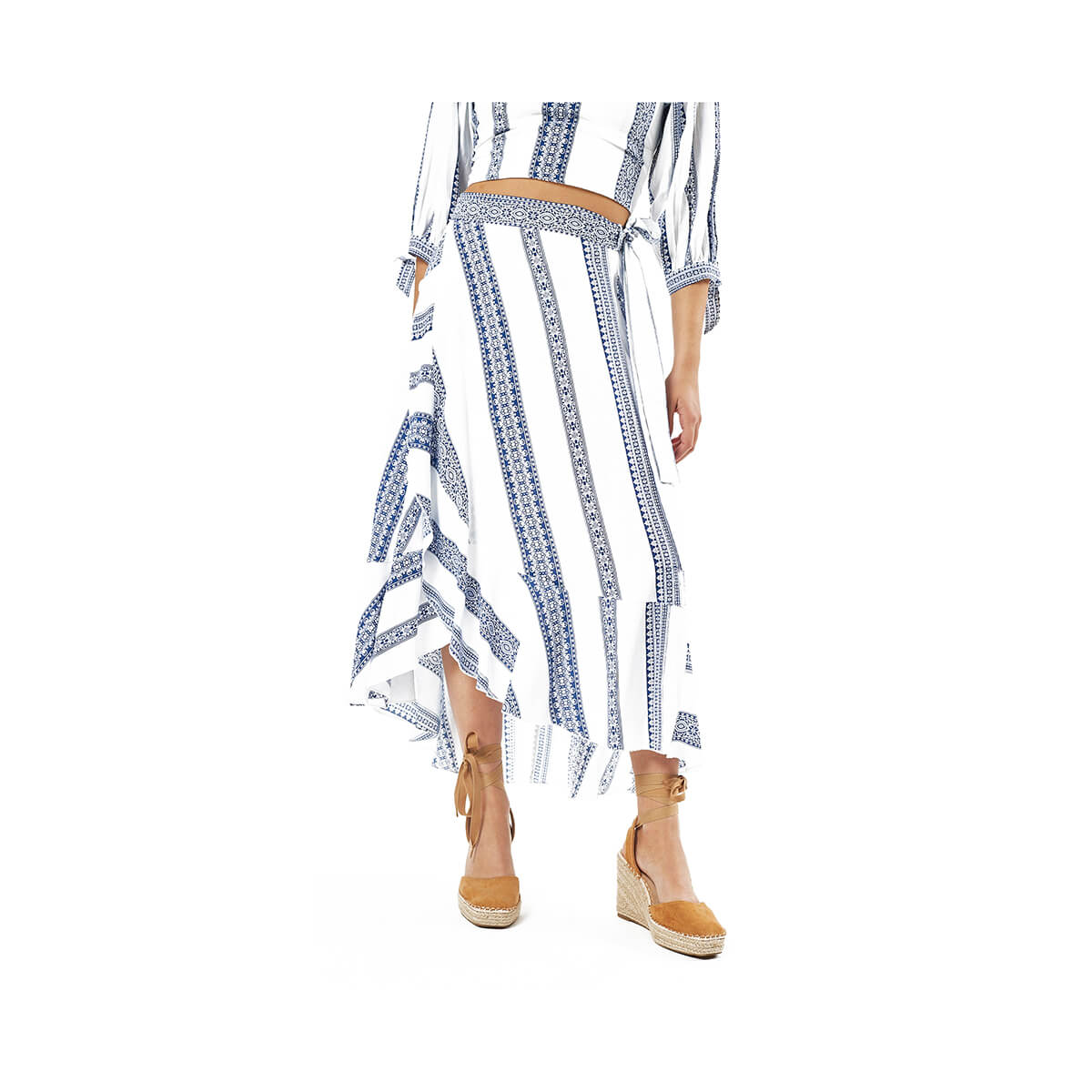 Verde Γυναικεία Φούστα 62-0016 Ρεγιόν Μπλε